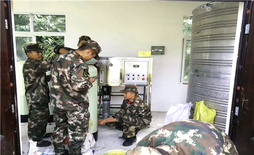 武警林芝支隊凈水設(shè)備安裝